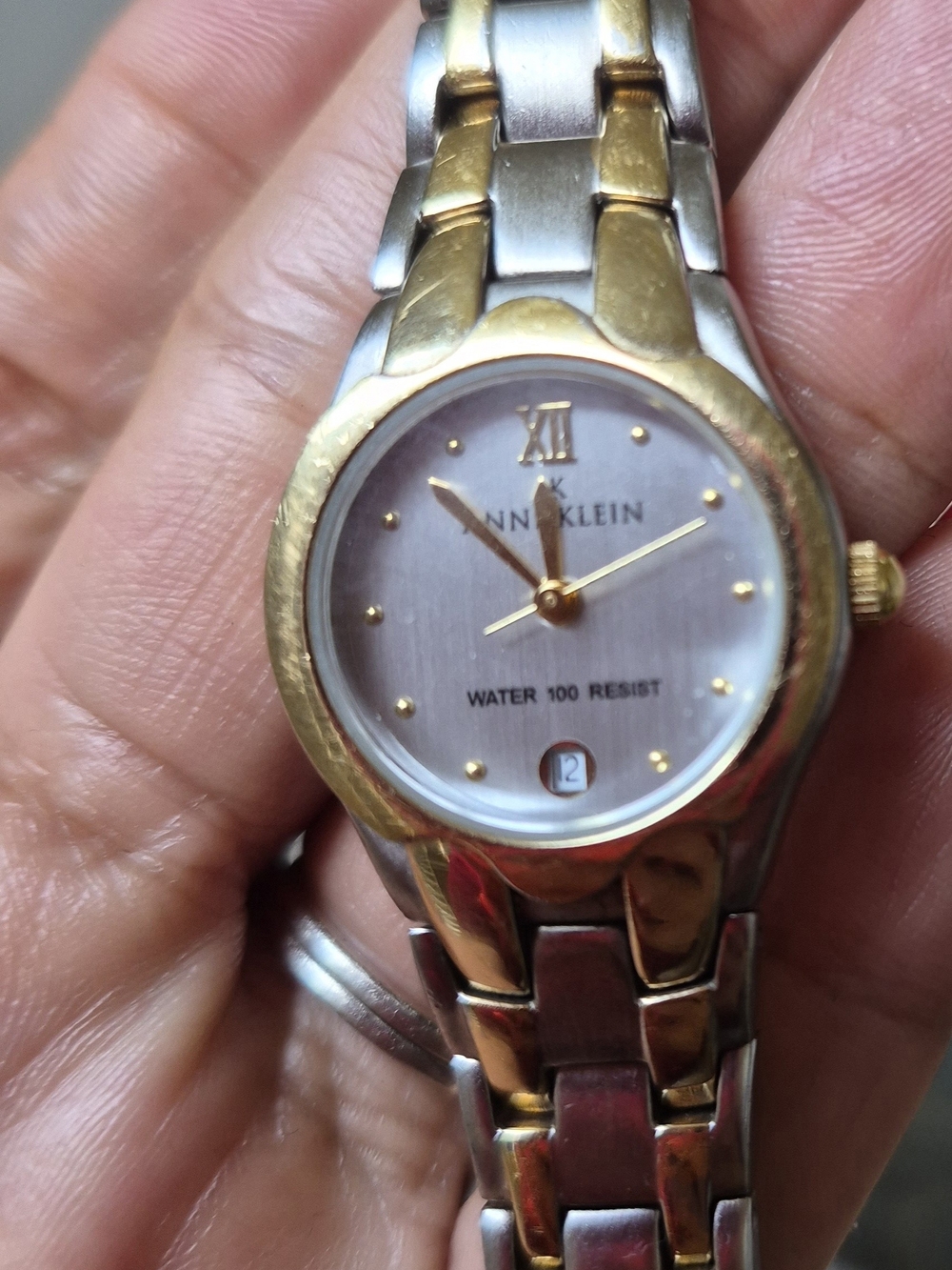 Anne Klein Two-Tone Women's Bracelet Watch - Gold & Silver - Picture 9 of 10